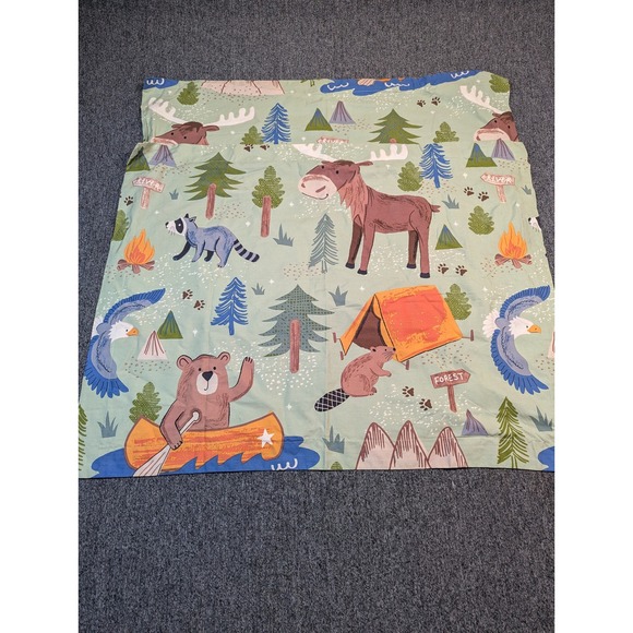 Other - The Company Store Kids Organic Cotton Woodland Camping Pillow Sham Green